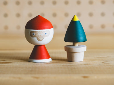 〈コロン 飾りコマ サンタセット〉