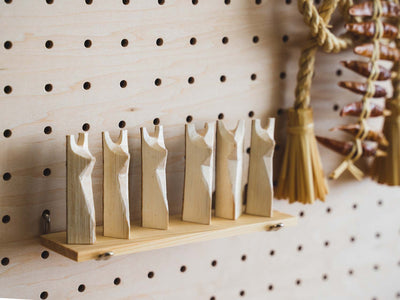 〈イタヤ細工 狐〉