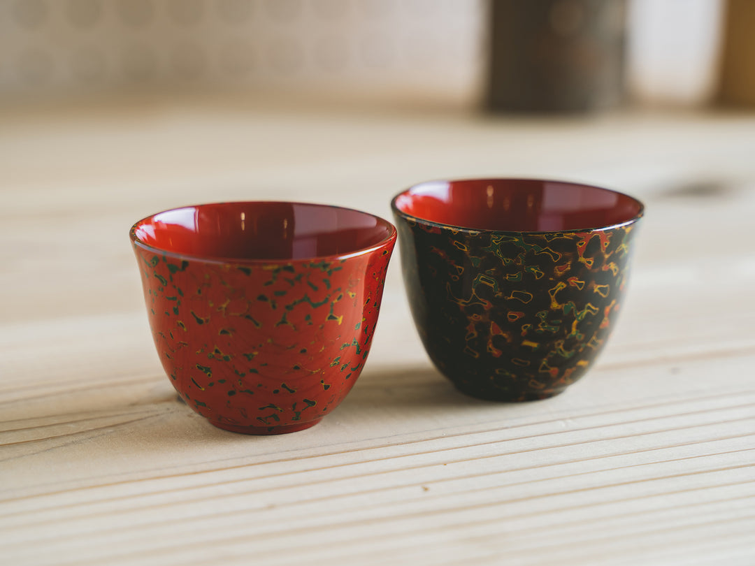 小林漆器_ぐいのみ 唐塗 – 東北スタンダードマーケット