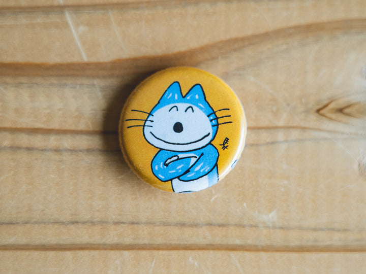 文海堂_11ぴきのねこ 缶バッジ 小-1 – 東北スタンダードマーケット