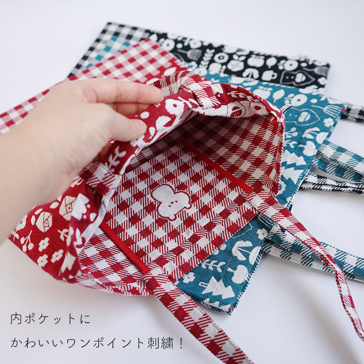 新品未開封　mizutama 米織小紋　バインダー45cm カバー付き 米織小紋｜【mizutama×米織小紋】hana & check ブックカバー