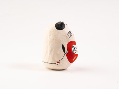 コシェルドゥ_【縁起物・お正月】_起き上がり人形 だるま猫