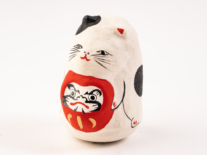 コシェルドゥ_【縁起物・お正月】_起き上がり人形 だるま猫