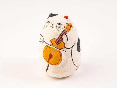 コシェルドゥ_起き上がり人形 セロ猫