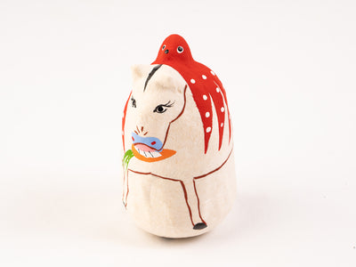 コシェルドゥ_【2026年干支人形】_起き上がり人形 馬