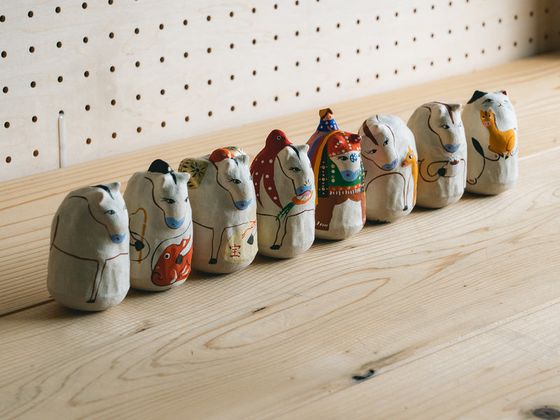 コシェルドゥ_【2026年干支人形】_起き上がり人形 馬