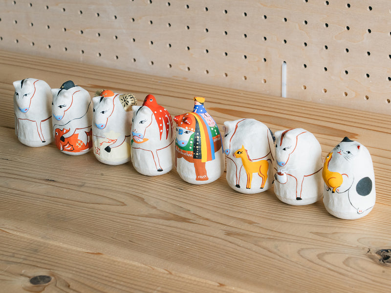 コシェルドゥ_【2026年干支人形】_起き上がり人形 馬