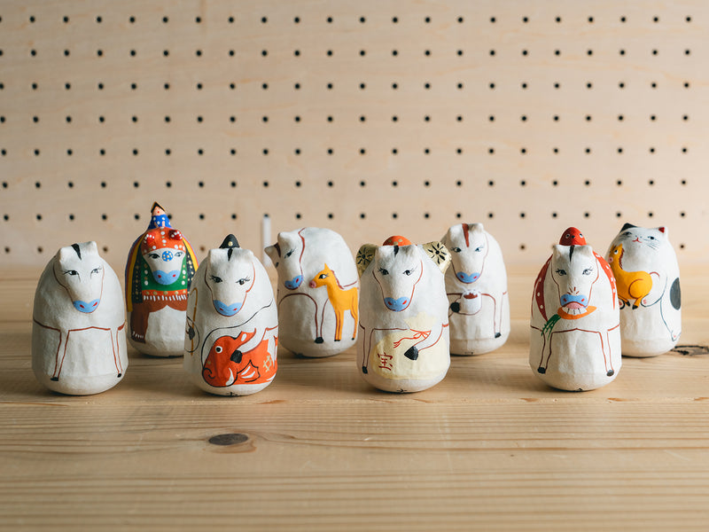 コシェルドゥ_【2026年干支人形】_起き上がり人形 馬