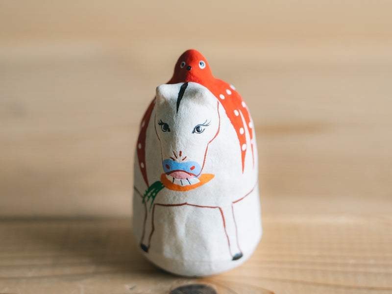 コシェルドゥ_【2026年干支人形】_起き上がり人形 馬