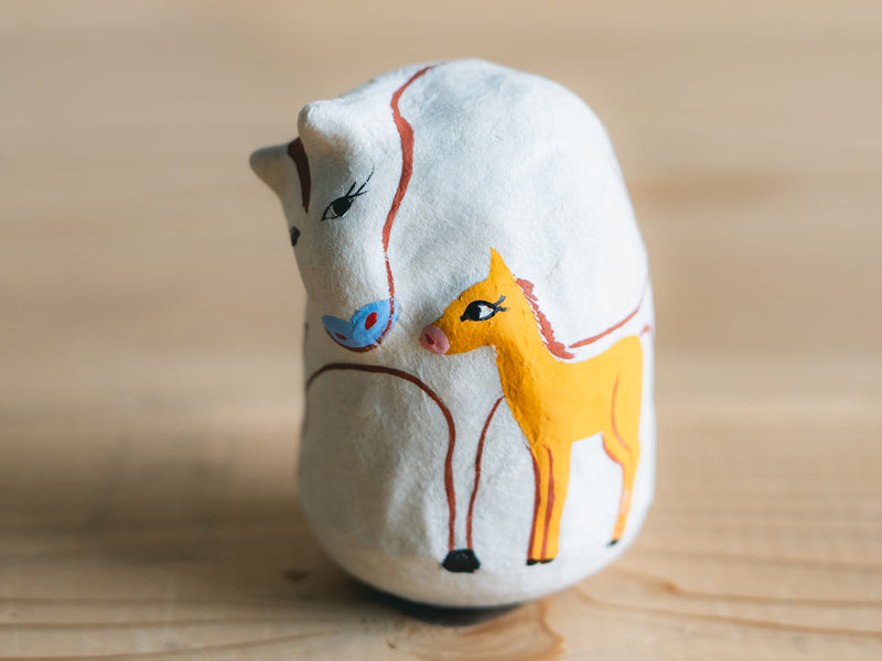 コシェルドゥ_【2026年干支人形】_起き上がり人形 馬