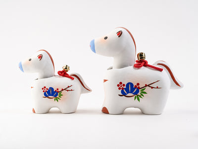 野沢民芸_【2026年干支人形】_首振り松竹梅 午