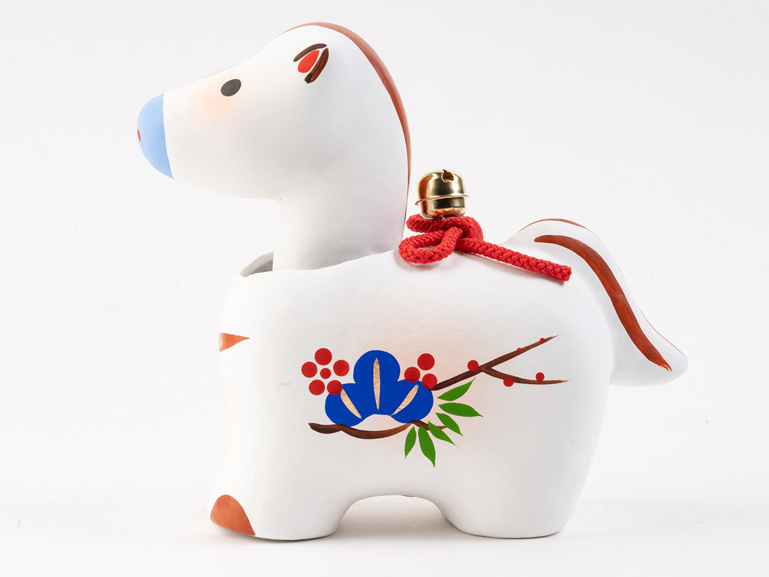 新年縁起物　松上鶴　筆者耕石 使用有裏少々汚為安価で！ サイズ約180x47 野沢民芸_【2026年干支人形】_首振り松竹梅 午 – 東北スタンダード