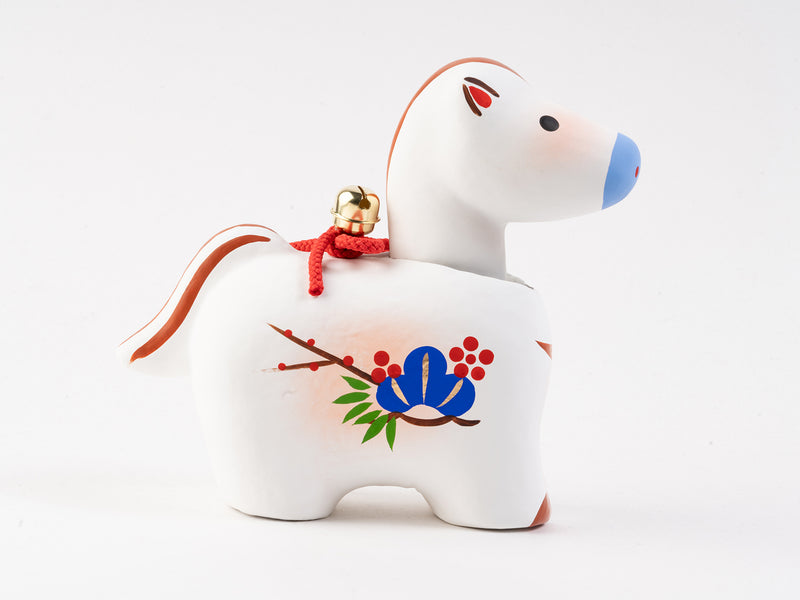 野沢民芸_【2026年干支人形】_首振り松竹梅 午