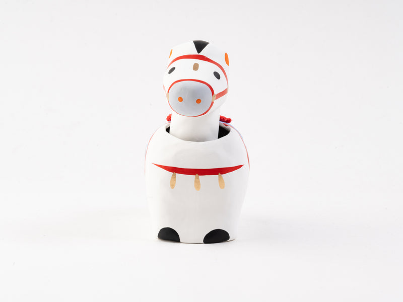 野沢民芸_【2026年干支人形】_首振り招福 午