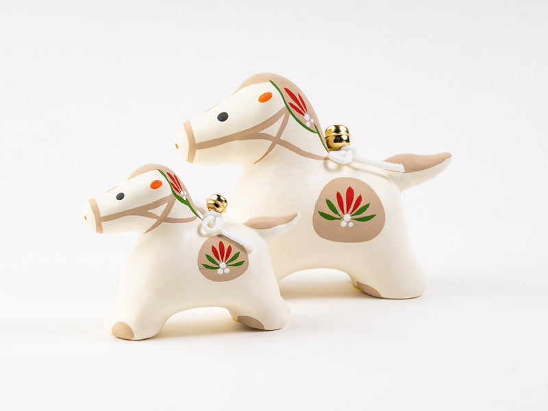 野沢民芸_【2026年干支人形】_花馬