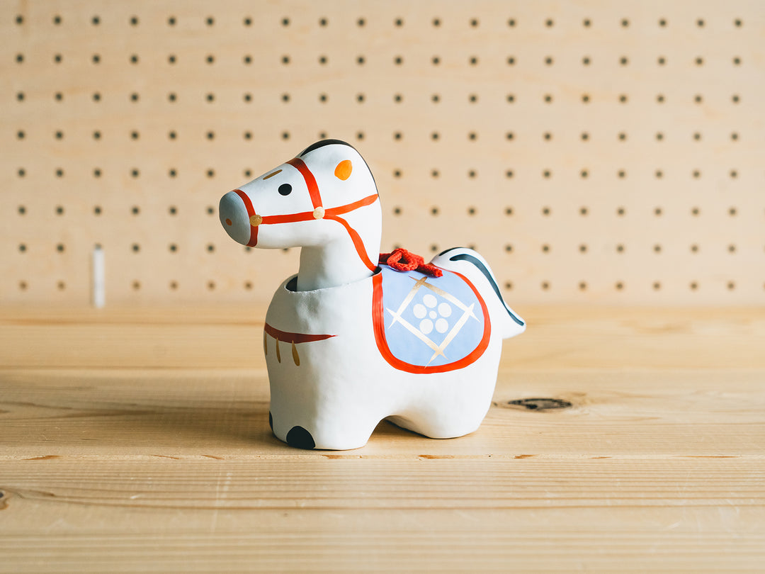 もにまるず　初夢ポニー・たか　干支 野沢民芸_【2026年干支人形】_首振り招福 午 – 東北スタンダードマーケット