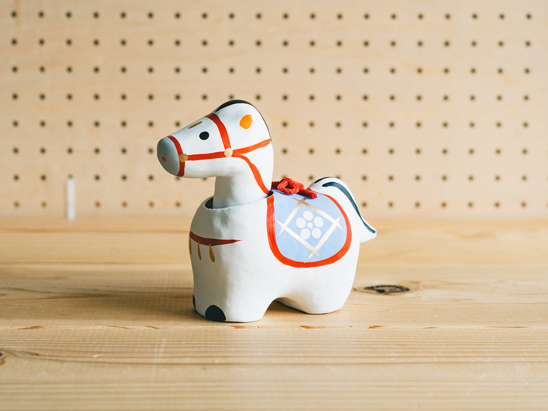 野沢民芸_【2026年干支人形】_首振り招福 午