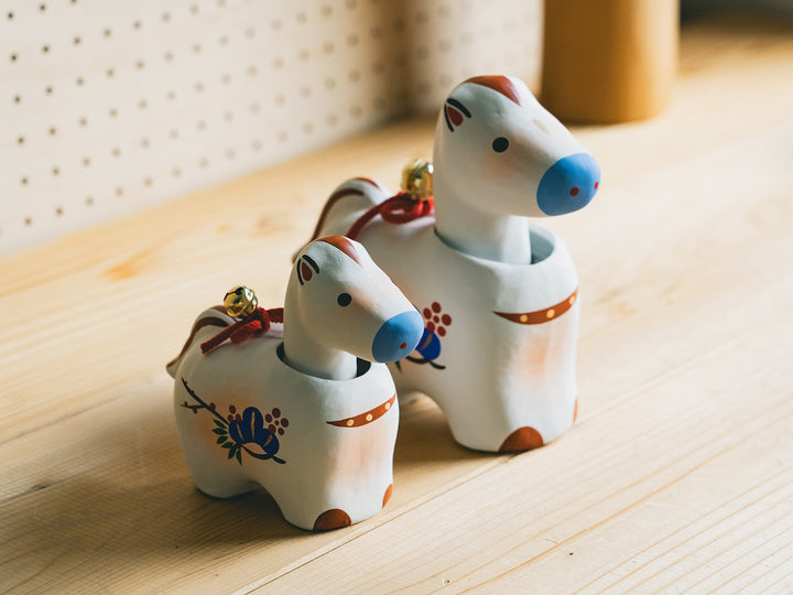 野沢民芸_【2026年干支人形】_首振り松竹梅 午 – 東北スタンダード