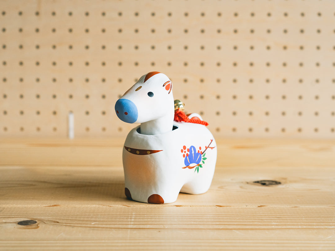 野沢民芸_【2026年干支人形】_首振り松竹梅 午 – 東北スタンダード