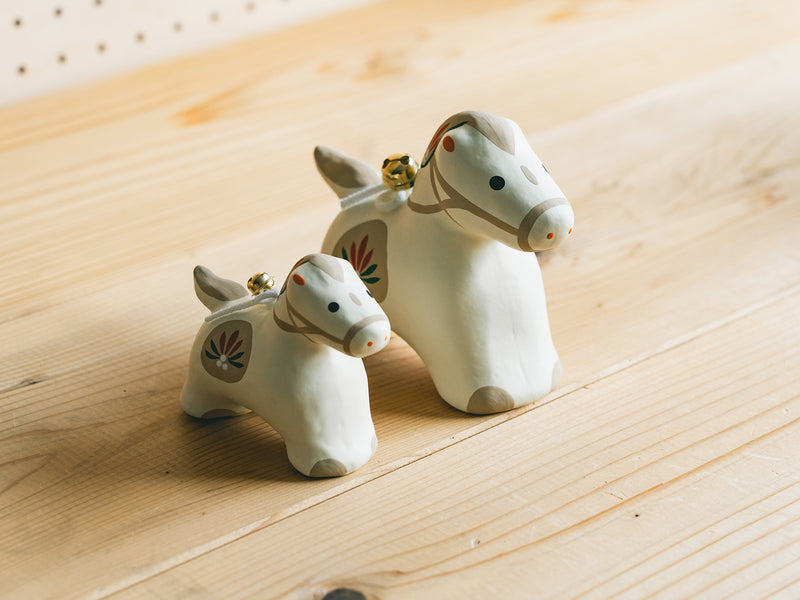 野沢民芸_【2026年干支人形】_花馬