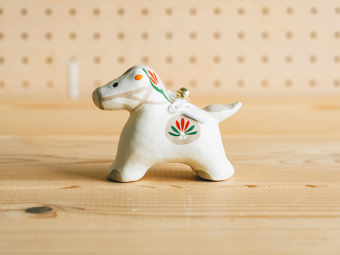 野沢民芸_【2026年干支人形】_花馬 – 東北スタンダードマーケット