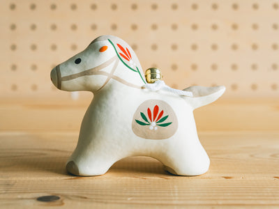 野沢民芸_【2026年干支人形】_花馬