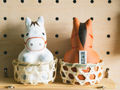 野沢民芸_【2026年干支人形】_かご入り馬