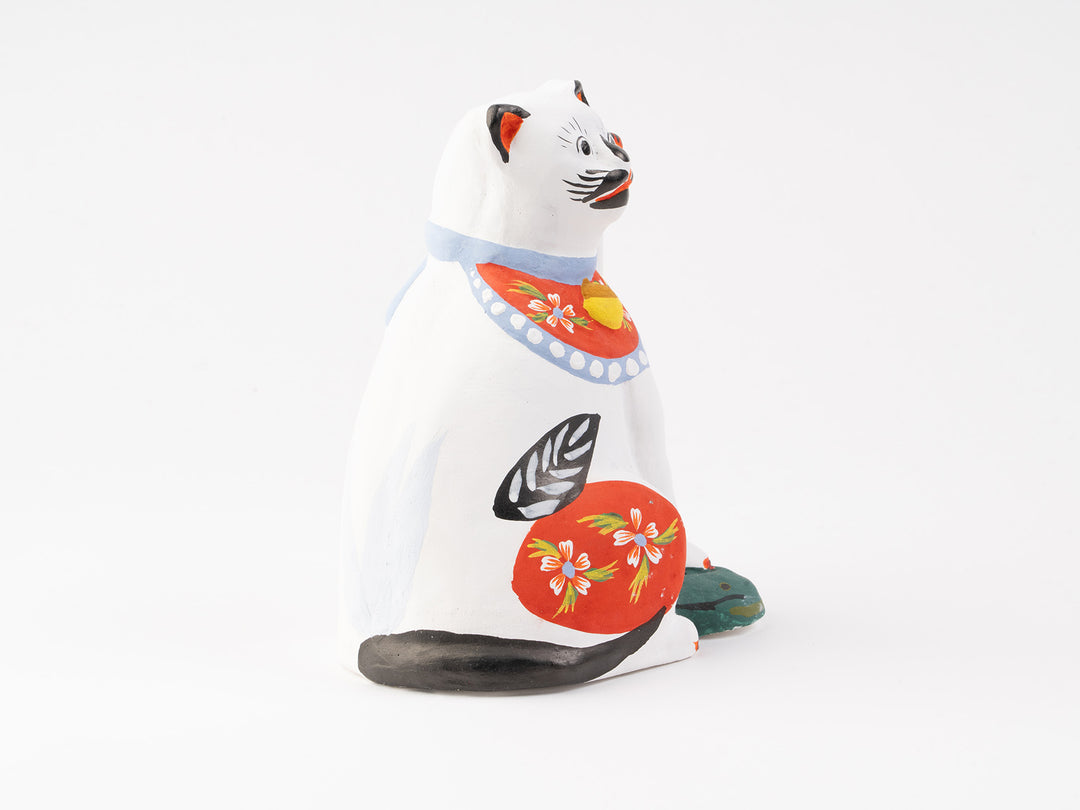 古い可愛い形の猫行火　古道具　古民家　花器 Amazon.co.jp: 古い 黒猫 花瓶 一輪挿し 陶器製《ペン立て黒ねこ