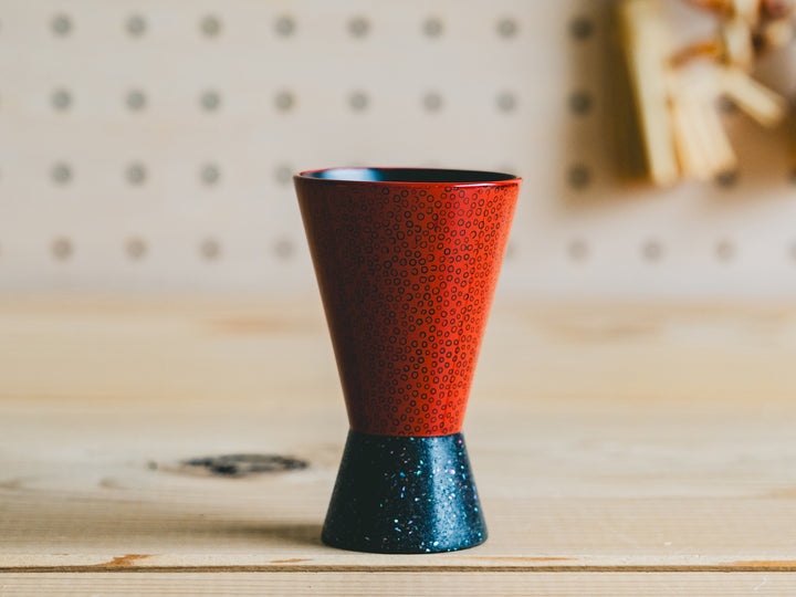 【CM375】時代木製漆器 光琳写 金蒔絵 群鶴図 朱塗 引盃 五客 小皿 杯 CM375】時代木製漆器 光琳写 金蒔絵 群鶴図 朱塗 引盃 五