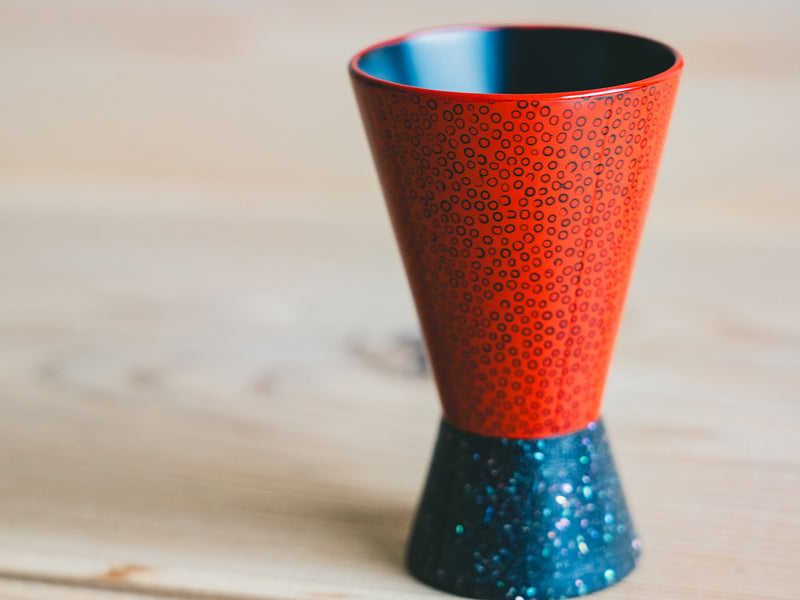 わけありの美』_小林漆器_高盃 七々子塗 – 東北スタンダードマーケット