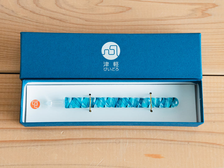 KANEIRI×津軽びいどろ_びいどろっぷ_ガラスペン「箒星」 – 東北