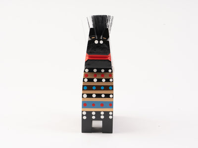 『わけありの美』_八幡馬 12cm・黒