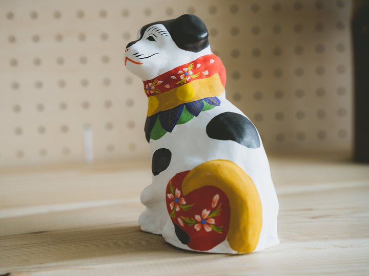 花巻人形工房_花巻人形 狗_飾り 大 – 東北スタンダードマーケット