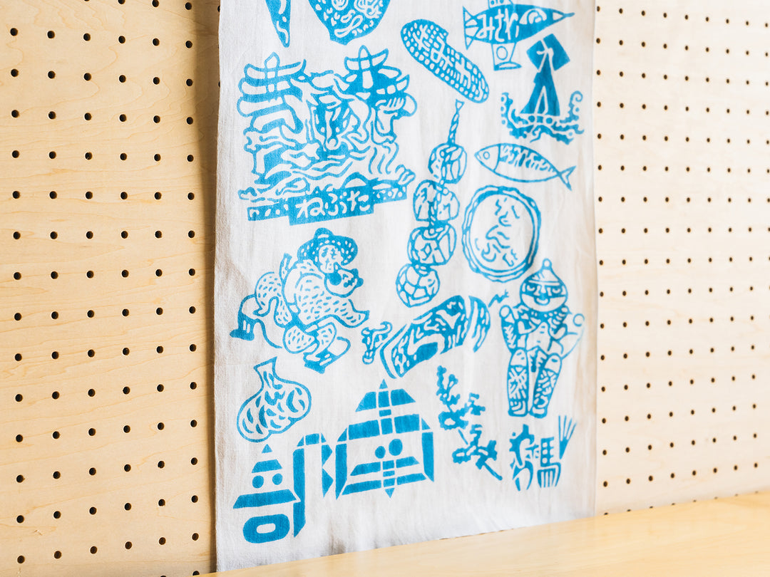 カネイリオリジナル手ぬぐい_青森あれこれ – 東北スタンダードマーケット
