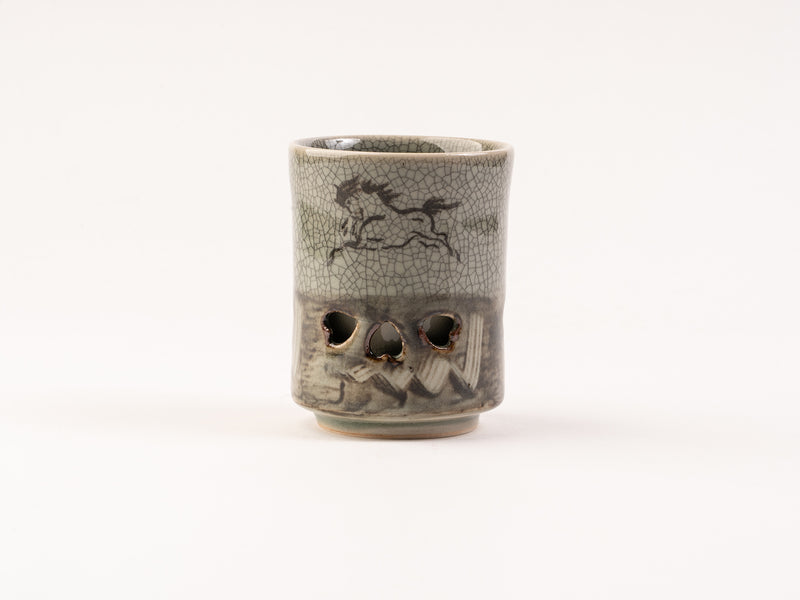 大堀相馬焼 松永窯_二重湯のみ