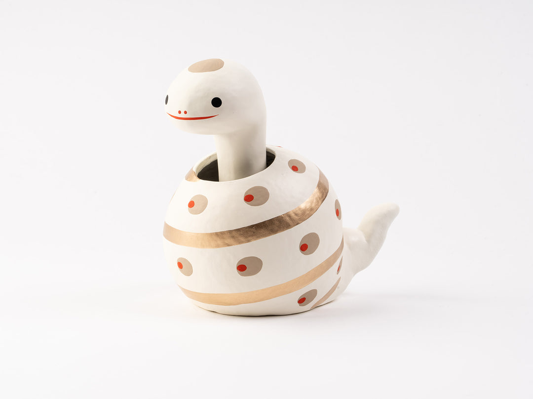 野沢民芸_【干支人形2025】_首振り招福 巳 – 東北スタンダードマーケット