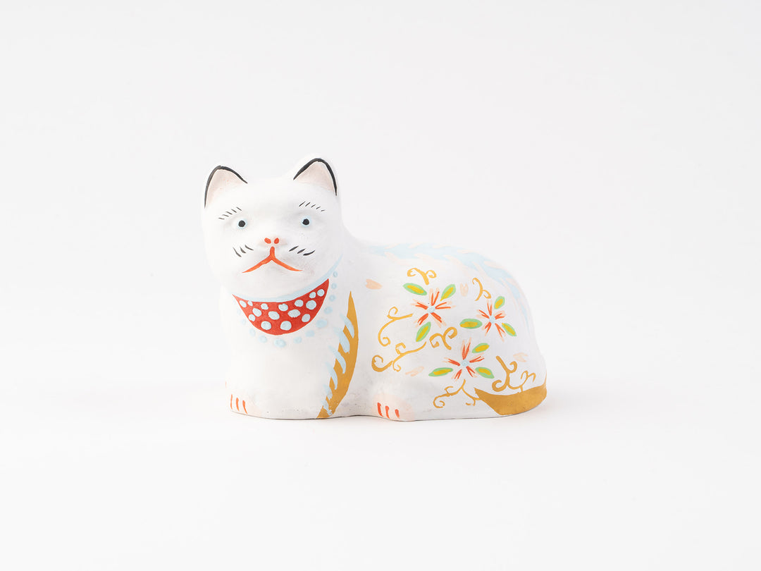 花巻人形工房_花巻人形 おしゃれ猫 唐草 – 東北スタンダードマーケット