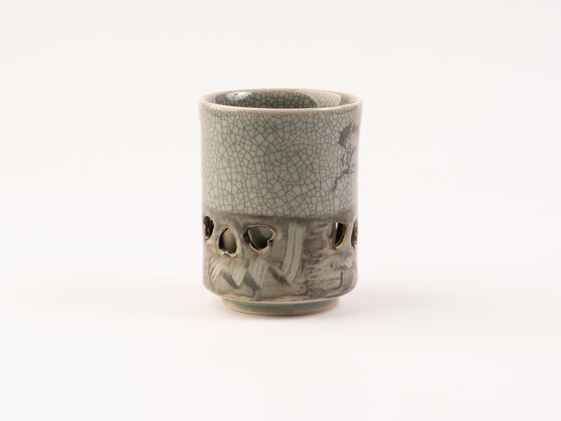 大堀相馬焼 松永窯_二重湯のみ