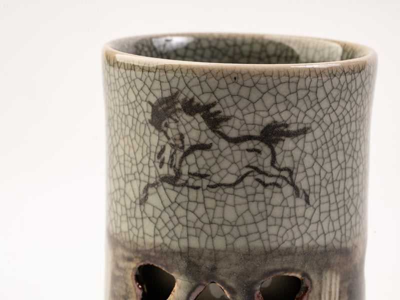 大堀相馬焼 松永窯_二重湯のみ