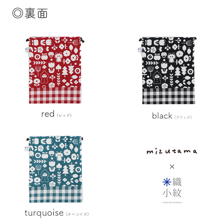 mizutama×米織小紋_【新柄】hana & check はんかち – 東北