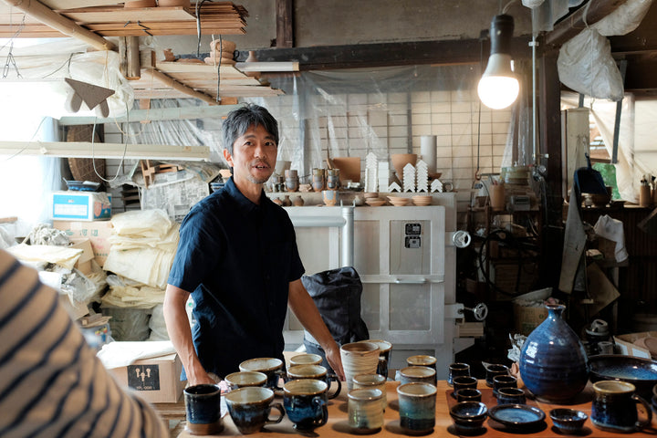 東北スタンダードマーケット×三輪田窯_フジツボお猪口