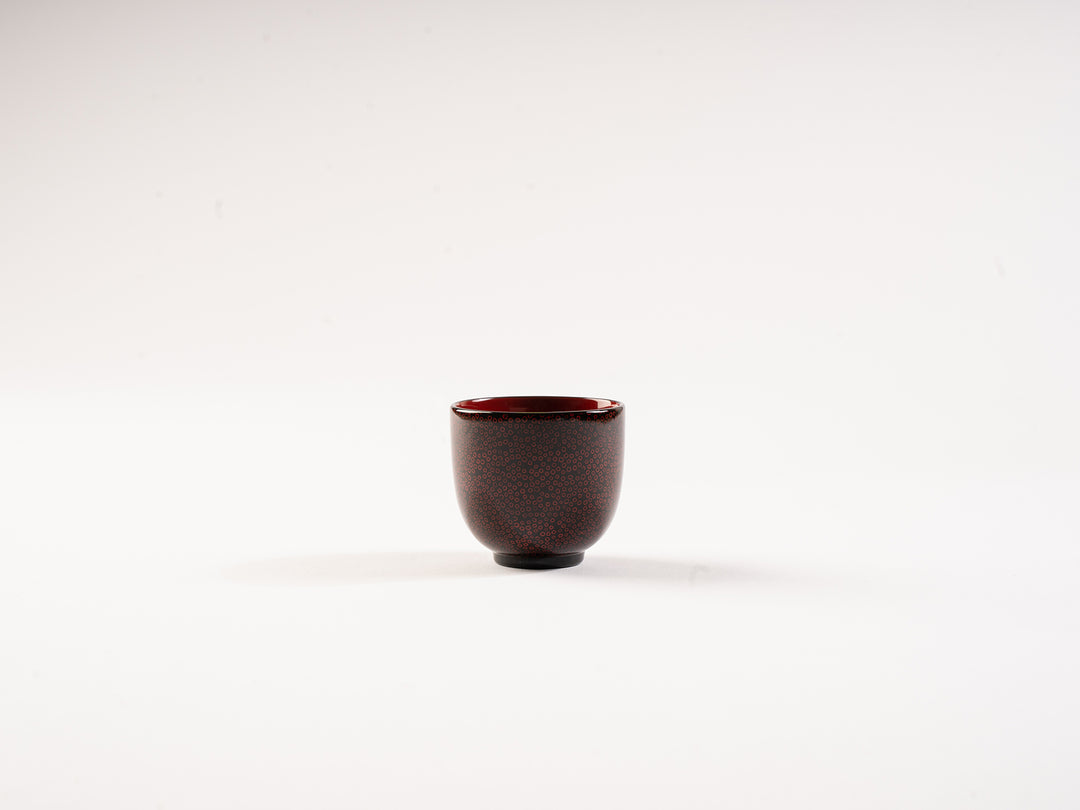 【津軽塗 七々子塗\"5寸\"銘々皿×5客】天然木製　黒上　未使用品 銘々皿 5寸/七々子塗 | 津軽塗 小林漆器のネット通販 会津塗り