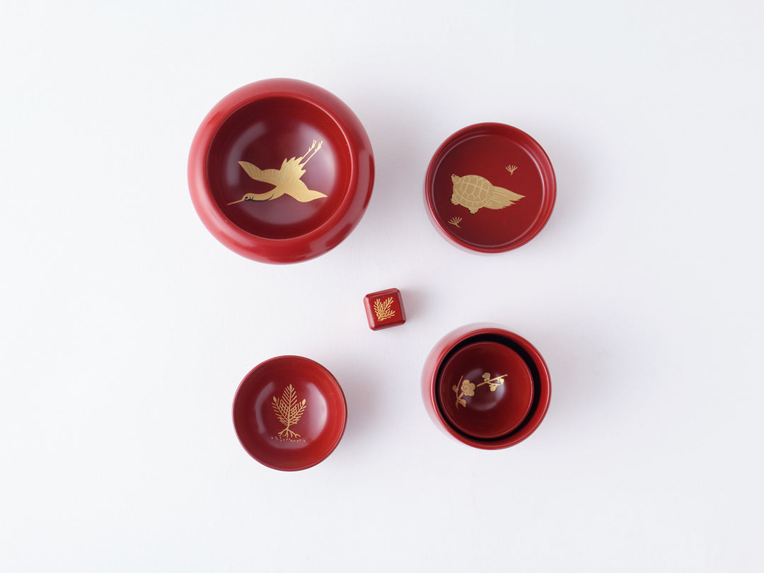 秋田・川連塗 寿次郎_きのこ盃 朱 – 東北スタンダードマーケット