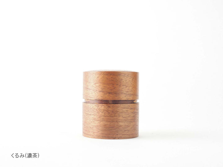 藤木伝四郎商店_樺細工 帯筒 茶筒 平 – 東北スタンダードマーケット