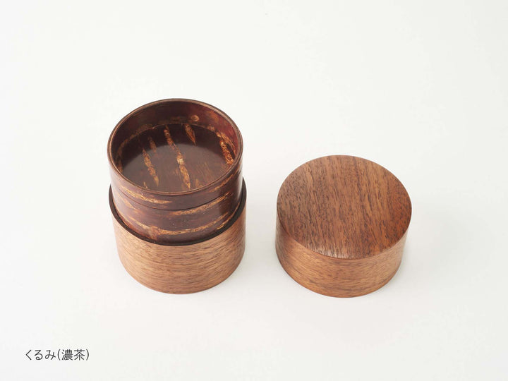 藤木伝四郎商店_樺細工 帯筒 茶筒 平 – 東北スタンダードマーケット