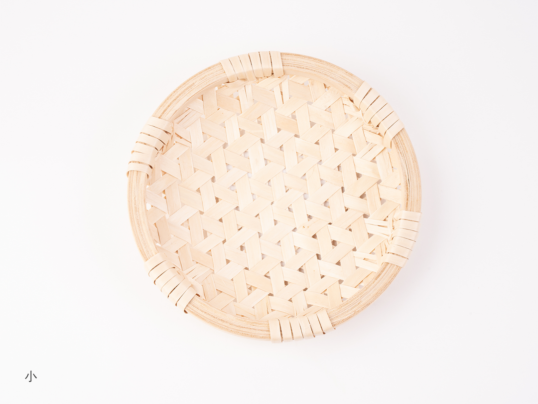 【値下げ】かご　イタヤ細工　秋田　イタヤカエデ 秋田県 イタヤカエデ 丸かご 七寸｜日本製 通販 オンライン