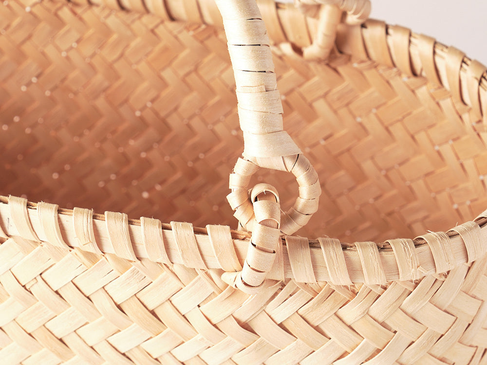 イタヤカエデ細工　かごバッグ　秋田角館　イタヤかごバッグ イタヤ細工のかごバッグ - ウェブショップ - jokogumo - よこぐも