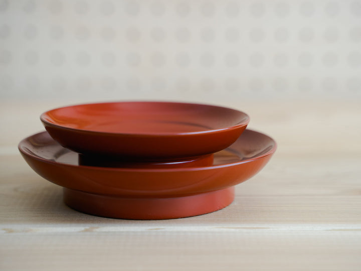 秋田・川連塗 寿次郎_椿皿 – 東北スタンダードマーケット