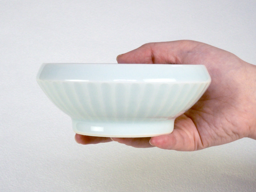 磁器専門工房 陶來_てまる食器/磁器てまる碗・中（しのぎ） – 東北