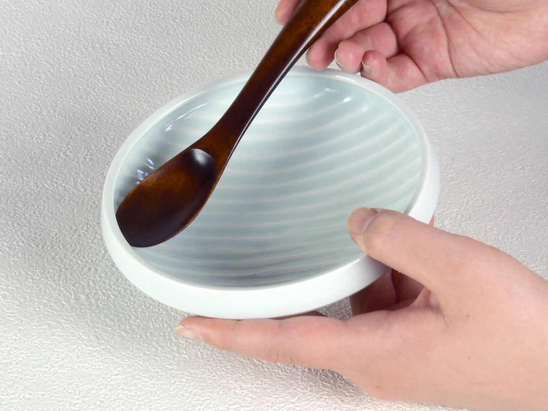 磁器専門工房 陶來_てまる食器/磁器ひし鉢（内しのぎ） – 東北